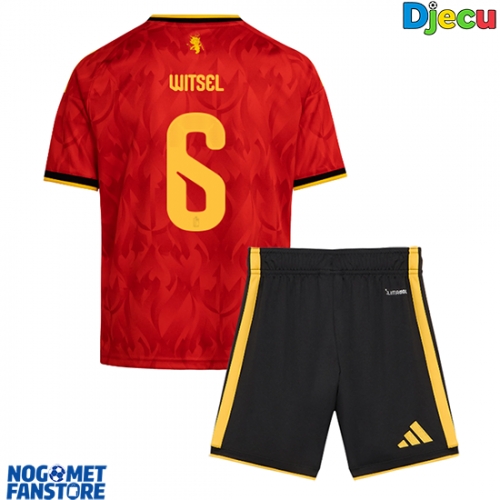 Belgija Axel Witsel #6 Domaci Dres za djecu SP 2026 Kratak Rukav (+ Kratke hlače)